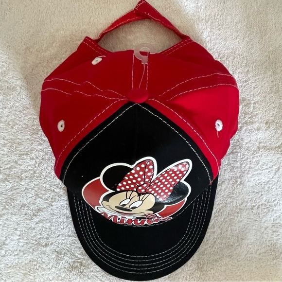 Minnie Mouse Red and Black Kids Cap - Picture 4 of 15